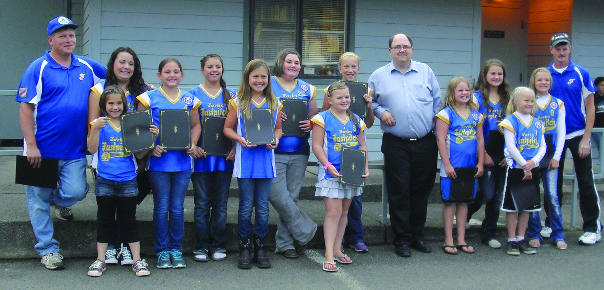 Forks 10U softball team honored by City Council Peninsula Daily News