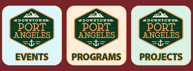 Logos used by the Port Angeles Downtown Association