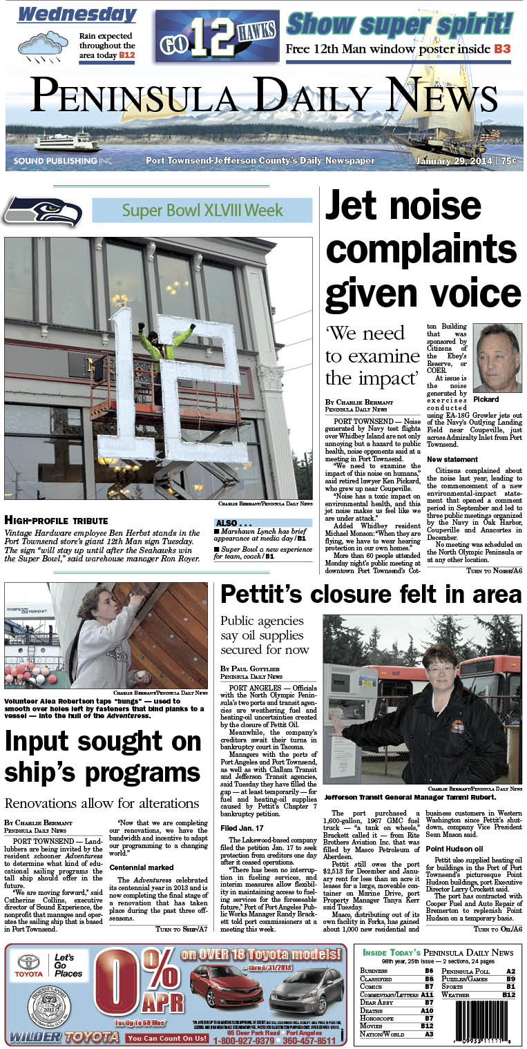 Today's front page for our Jefferson County readers.