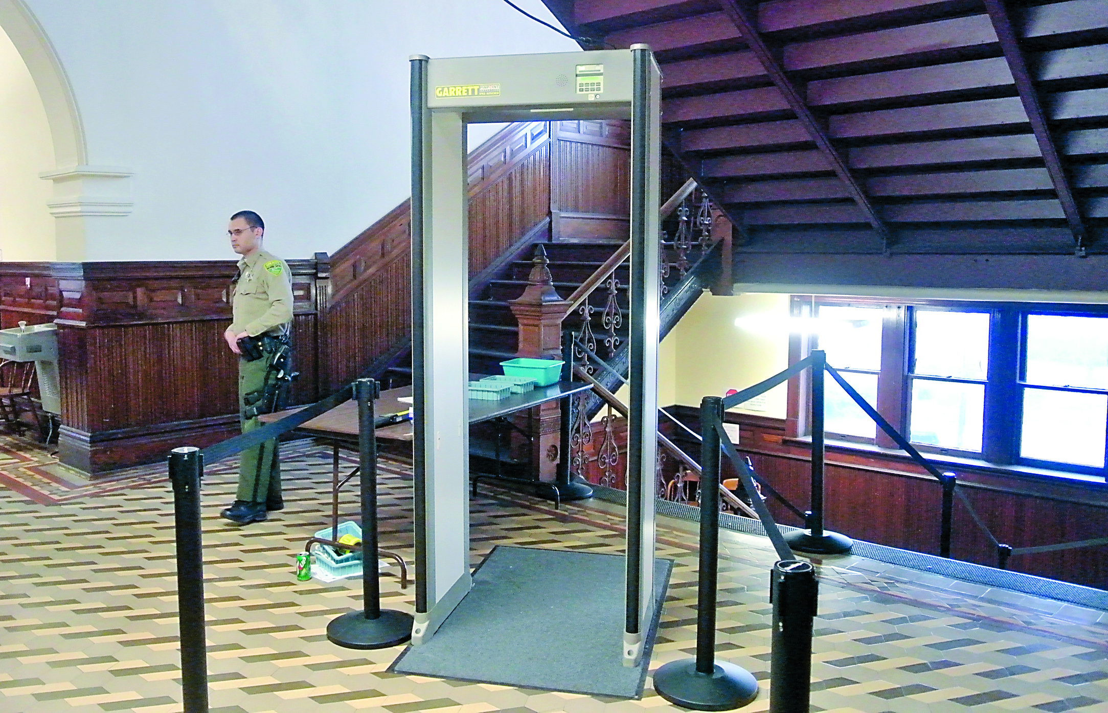 Visitors to the Jefferson County District Court and Superior Court may be required to pass through screening due to an increase in security. Charlie Bermant/Peninsula Daily News