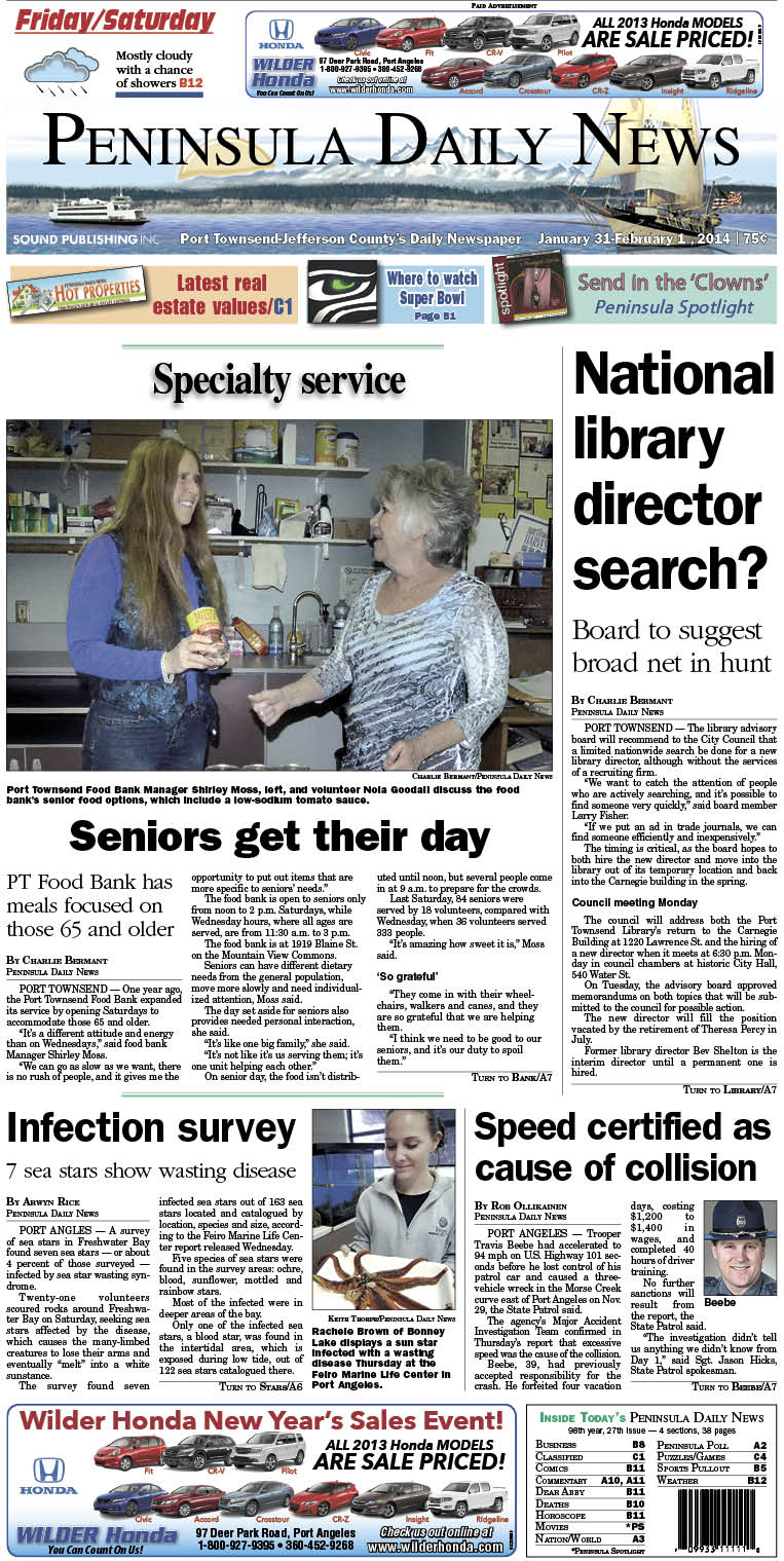 Today's front page for our Jefferson County readers.