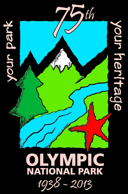 Ranger-designed logo fetes Olympic National Park's 75th year