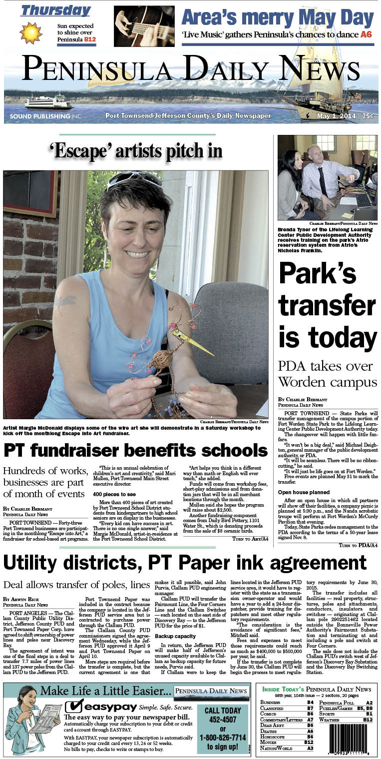 Today's PDN front page for our Jefferson County readers.