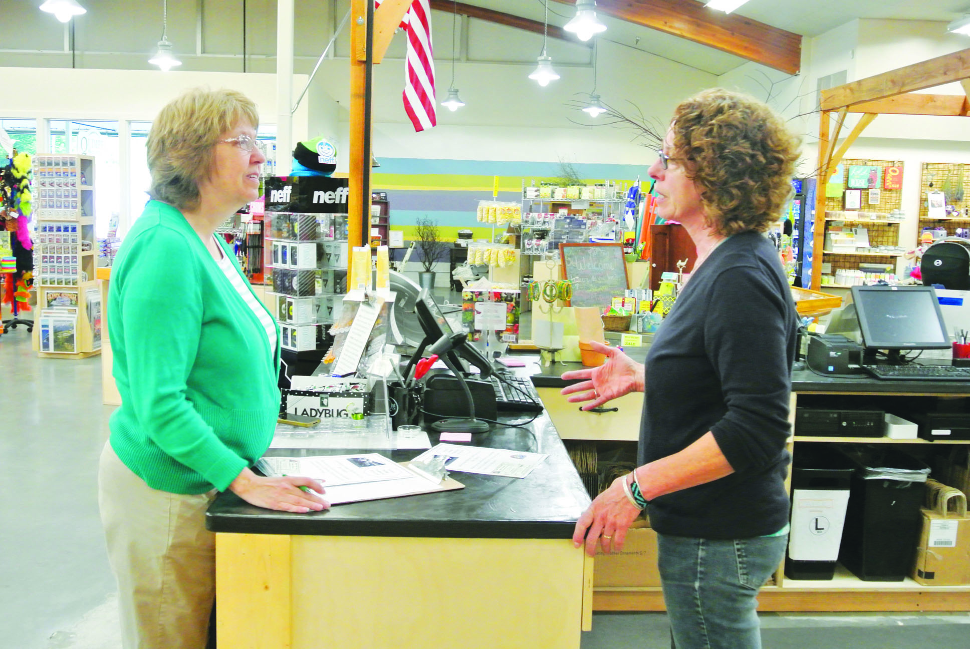 Quimper Mercantile Assistant Manager Holly Mayshark