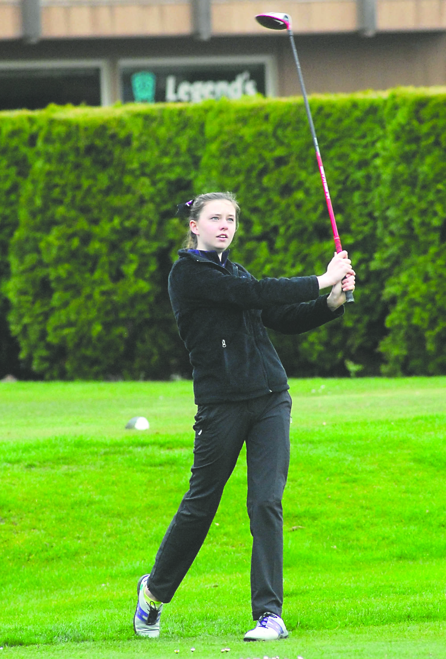 Sequim freshman Alex McMenamin had the best nine-hole scoring average in the Olympic League. Keith Thorpe/Peninsula Daily News