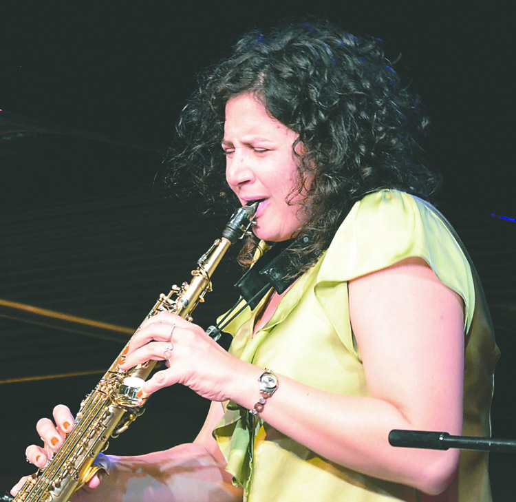 Israeli clarinetist Anat Cohen performs at Fort Worden State Park's Wheeler Theater on Tuesday. Charlie Bermant/Peninsula Daily News