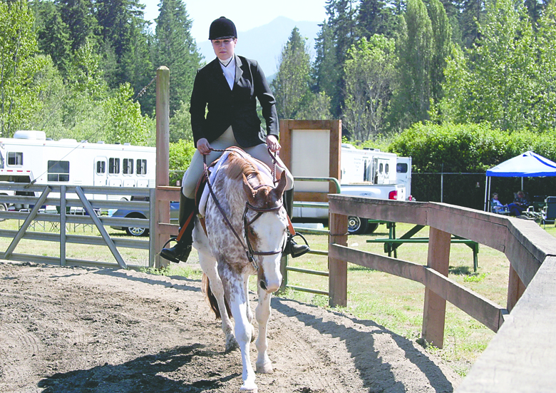 Sequim's Jaylean Dalman and her horse