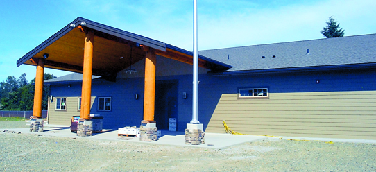 The new clubhouse on East Myrtle Street in Port Angeles is almost completed. Keith Thorpe/Peninsula Daily News
