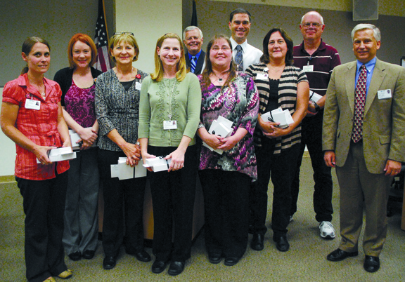 Olympic Medical Center recently honored employees for the implementation of Lawson