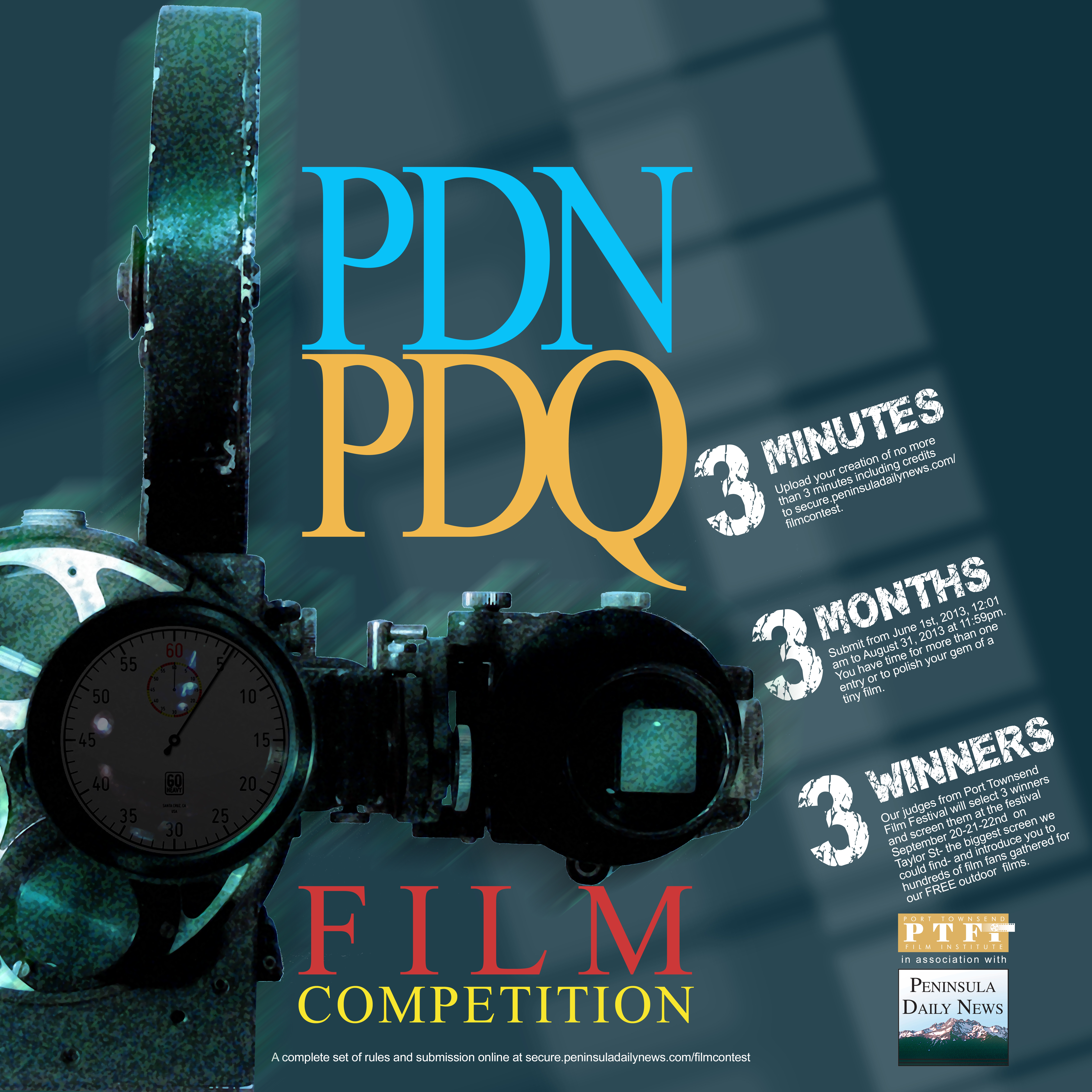 Deadline is this Saturday — Enter Our 3-Minute Film Competition