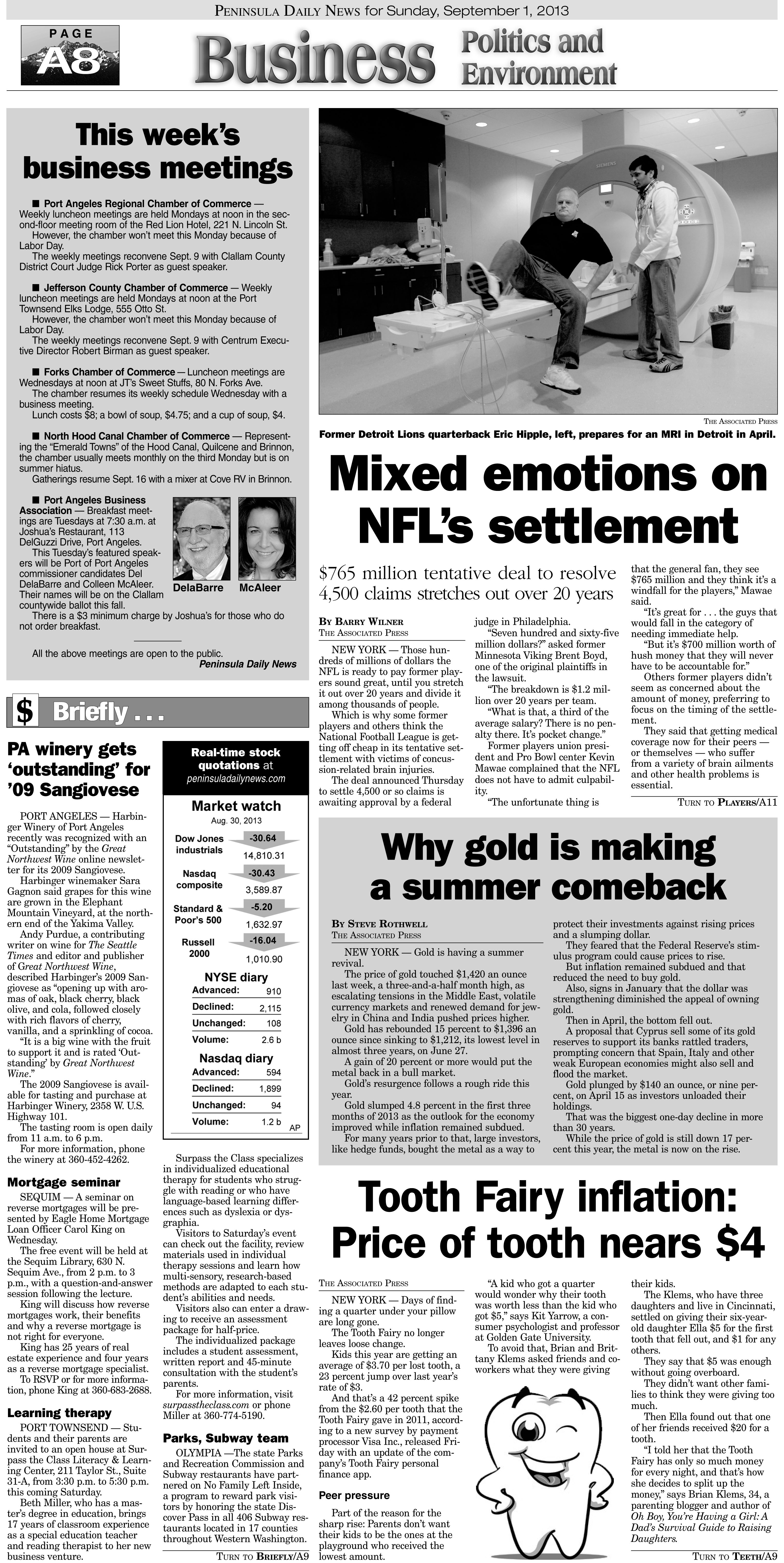 A page from PDN's Sunday edition (Click on image to enlarge)