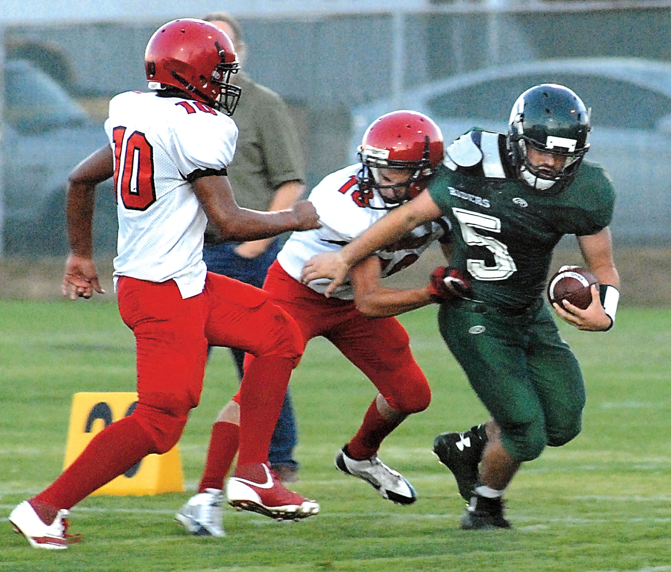 Port Angeles quarterback Nathan Angevine