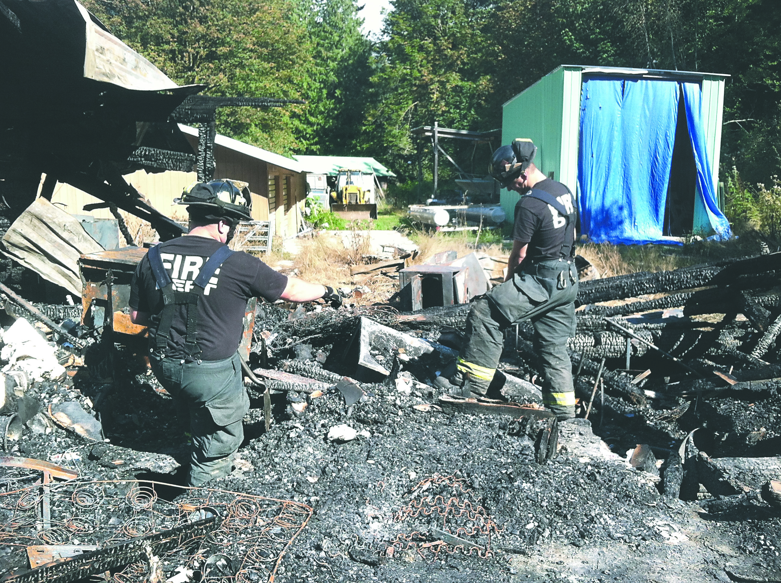 Cause 'undetermined' of cabin fire near U.S. Highway 101 Peninsula