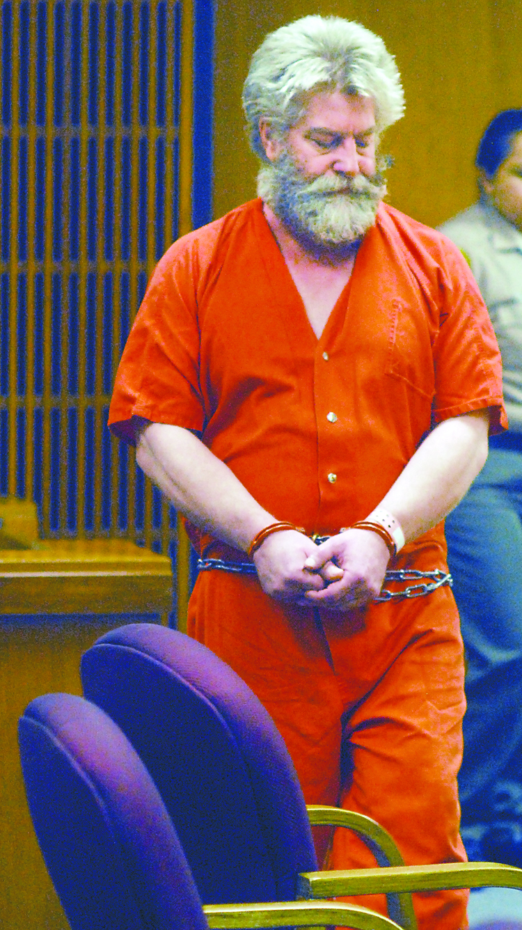 Barry Swegle is seen in Clallam County Superior Court at a recent status hearing. Keith Thorpe/Peninsula Daily News