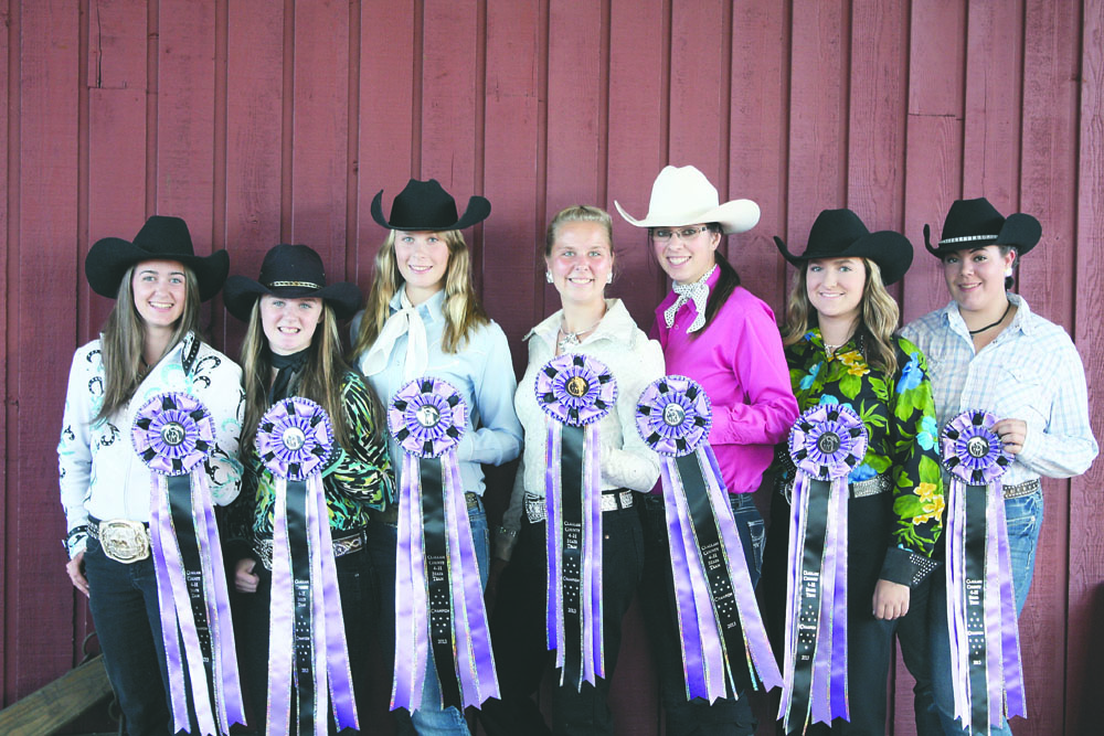 Four-H senior performance riders who competed at the state finals in Puyallup last month include
