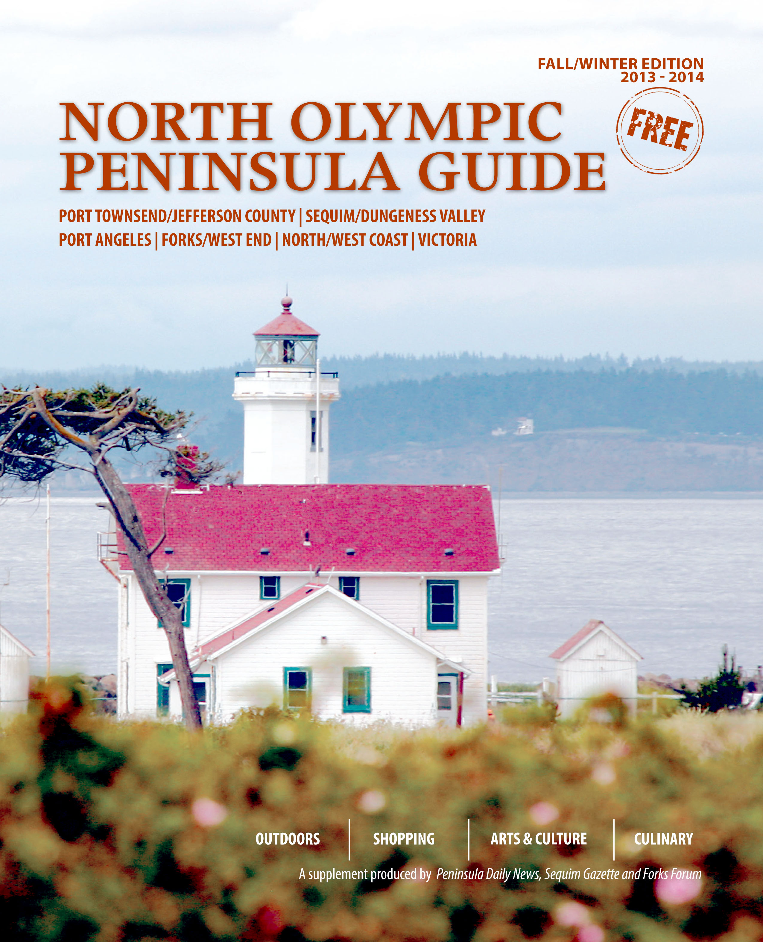Visitor guide, other bonuses in today's big Sunday PDN, on sale at 200 locations in Jefferson and Clallam counties