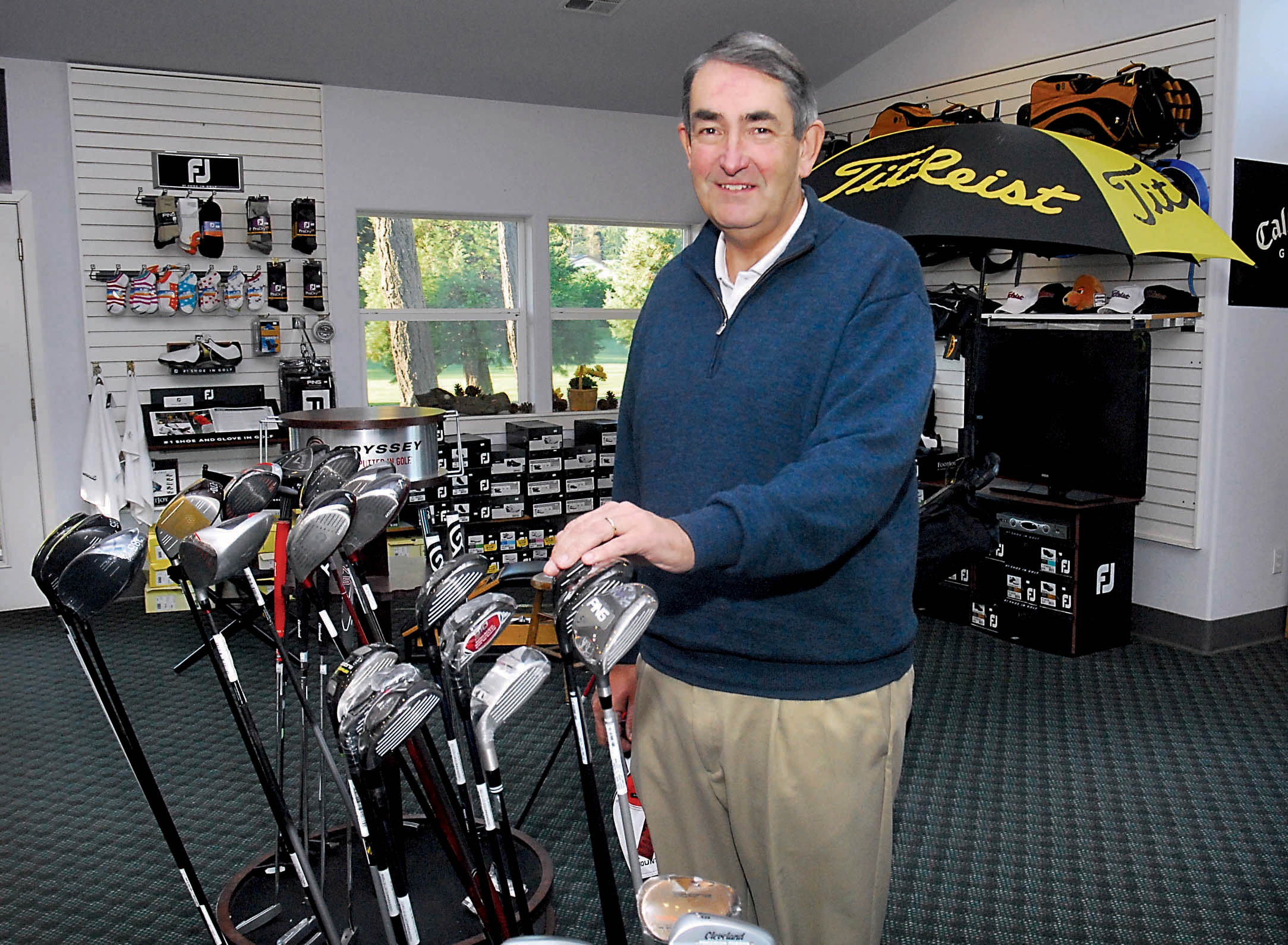 Pro and general manager Chris Repass of Peninsula Golf Club in Port Angeles
