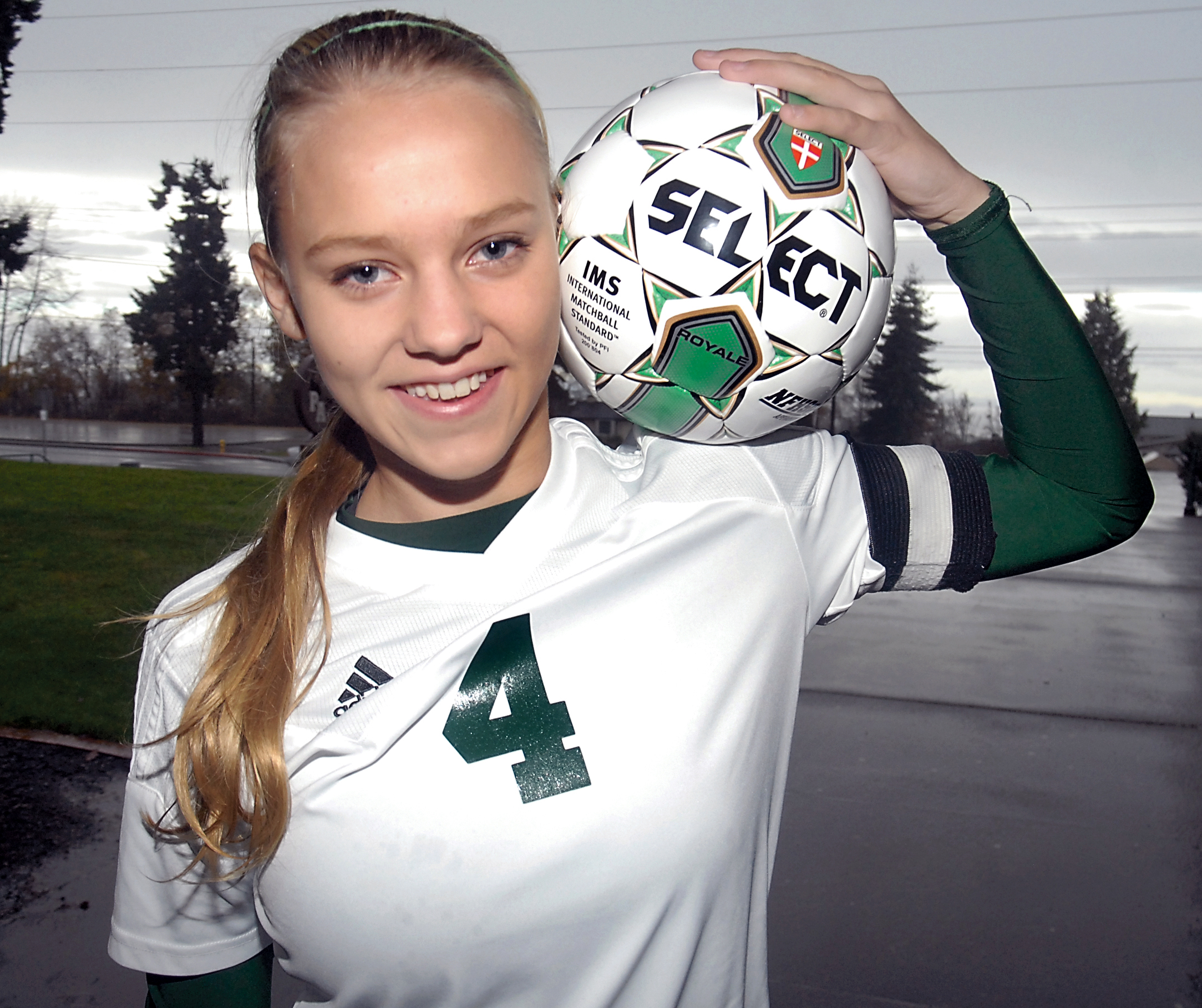 Port Angeles junior Maddie Boe was selected as All-Peninsula girls soccer MVP  by a poll of area coaches and Peninsula Daily News sports staff. Keith Thorpe/for Peninsula Daily News
