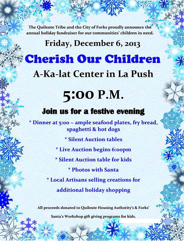 'Cherish Our Children' fundraiser in LaPush on Friday