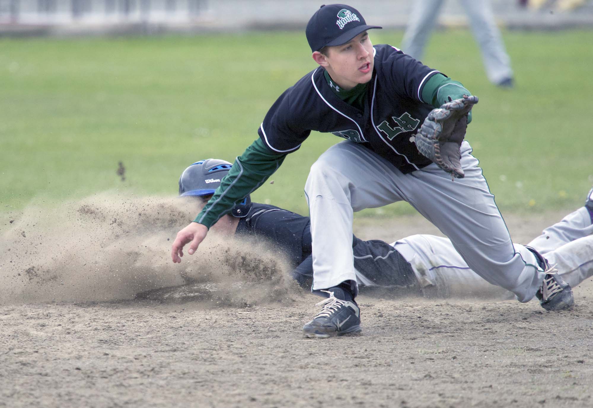 Quilcene base runner J.J. Smith