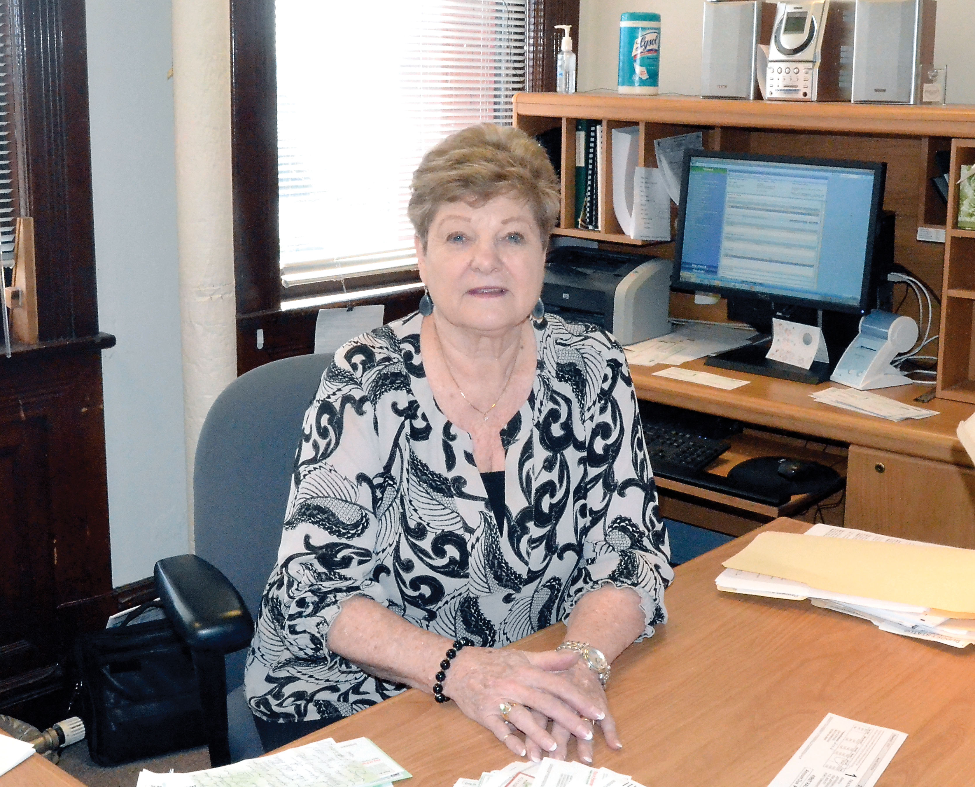 Jefferson County Treasurer Judi Morris will retire June 30. — Charlie Bermant/Peninsula Daily News