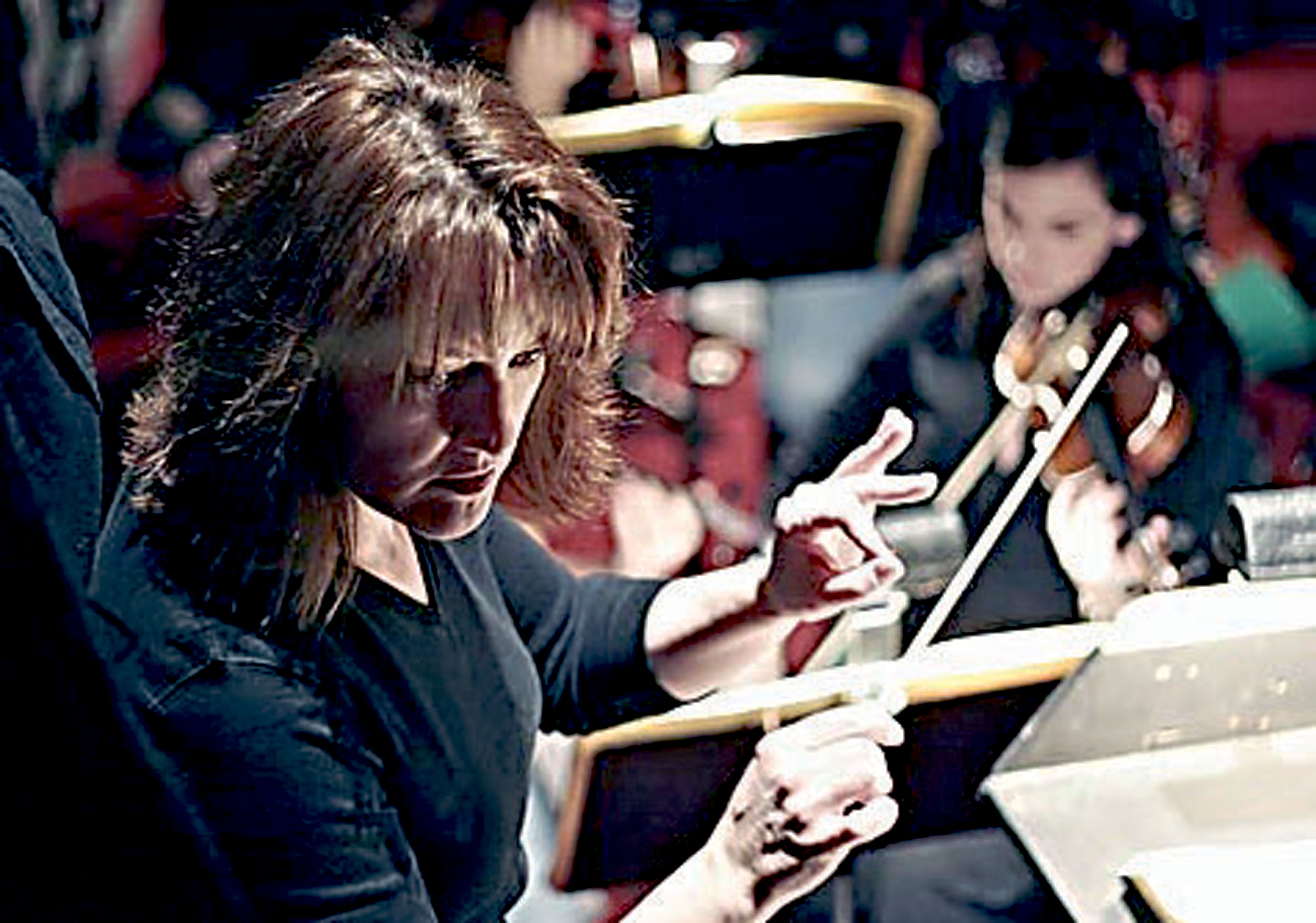 Guest conductor Kristin Quigley Brye. —Photo by Joel Stuthman