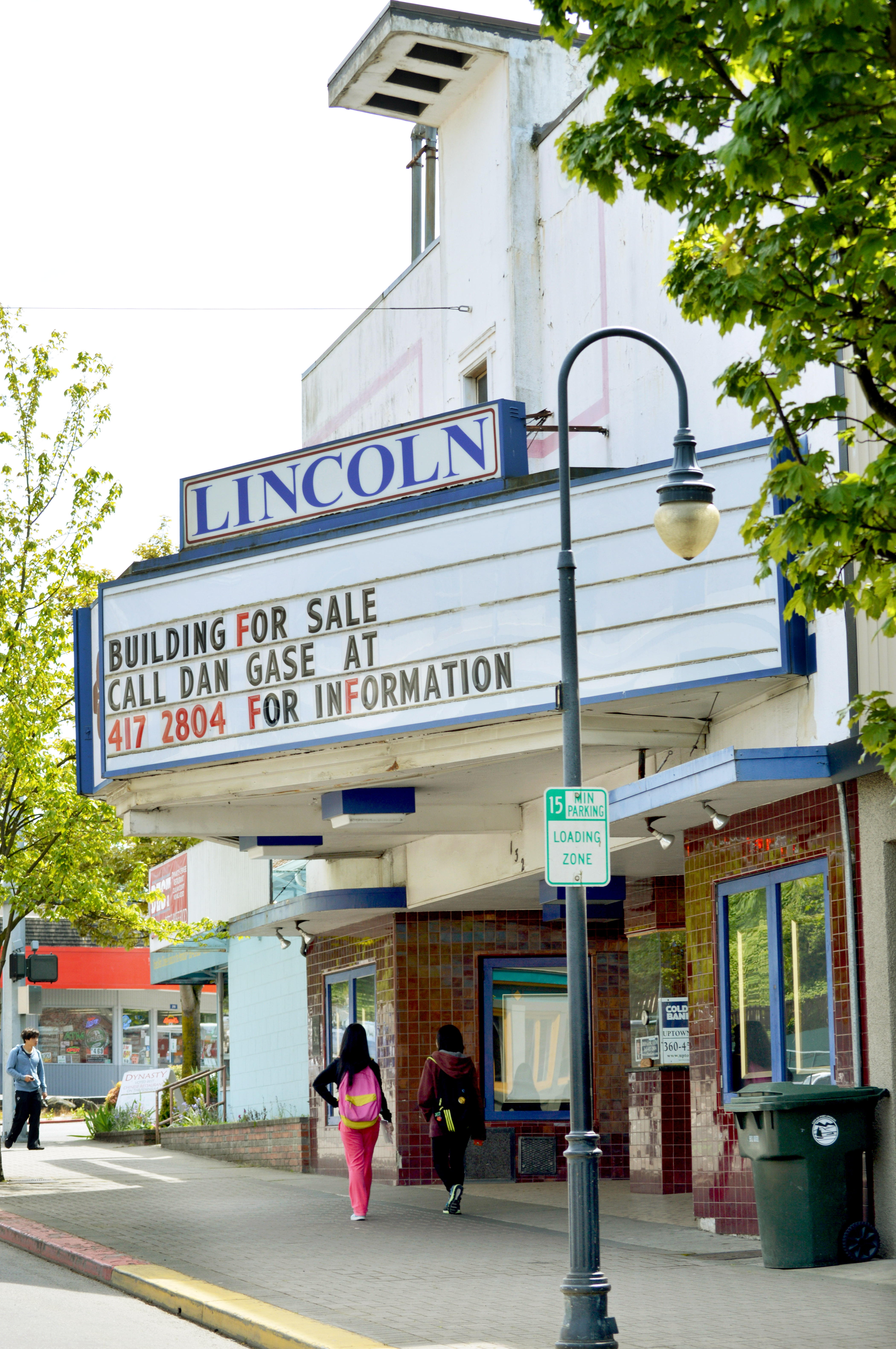 Downtown Port Angeles historic Lincoln Theater