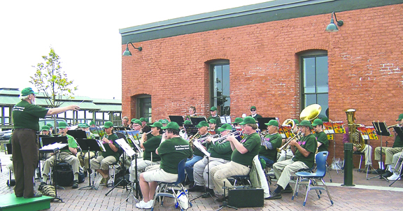 The Port Townsend Summer Band performs at John Pope Marine Park last year. The band will open this year's concert season at Chetzemoka Park on Sunday.