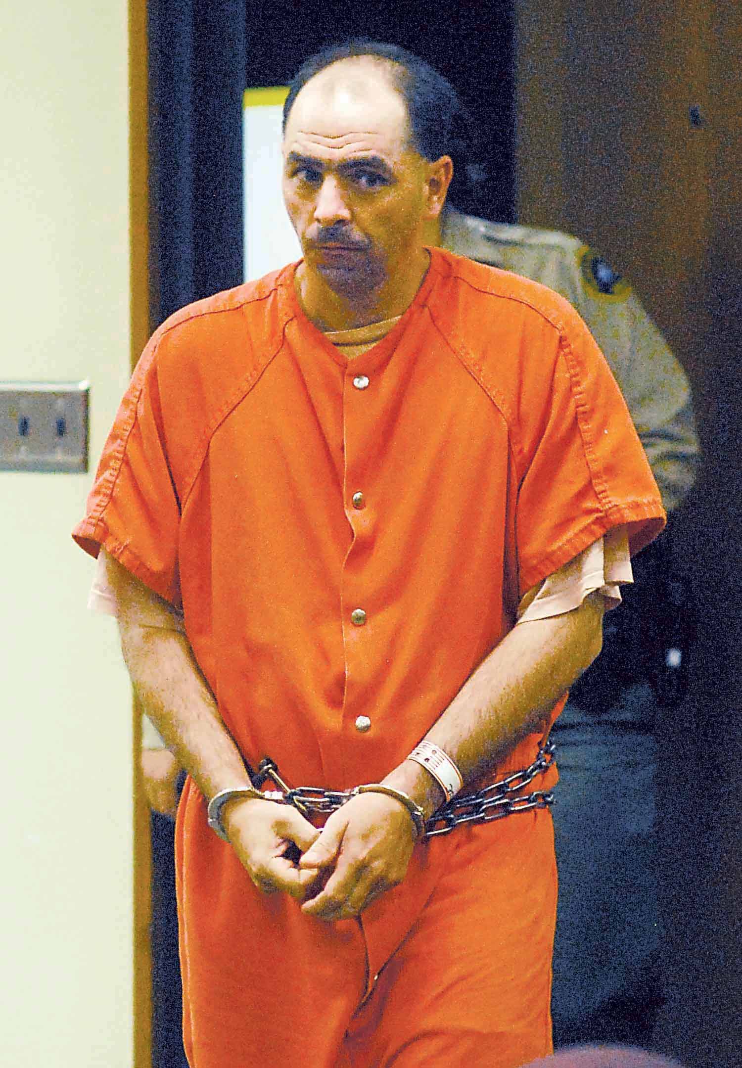 Robbie Davis enters Clallam County Superior Court in Port Angeles on Tuesday for his first appearance.  Keith Thorpe/Peninsula Daily News