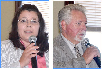 Wendy Davis and Ken Przygocki