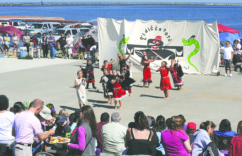 Young Makah dancers perform during the 2011 Makah Days celebration. Lonnie Archibald/for Peninsula Daily News