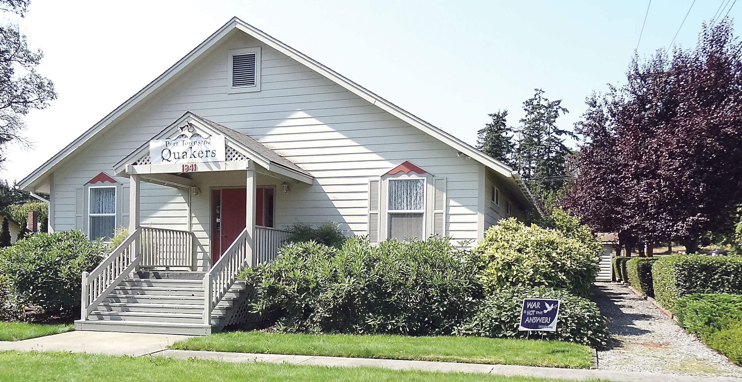 Port Townsend Friends Meeting has a new home at 1841 Sheridan St. — Port Townsend Friends Meeting