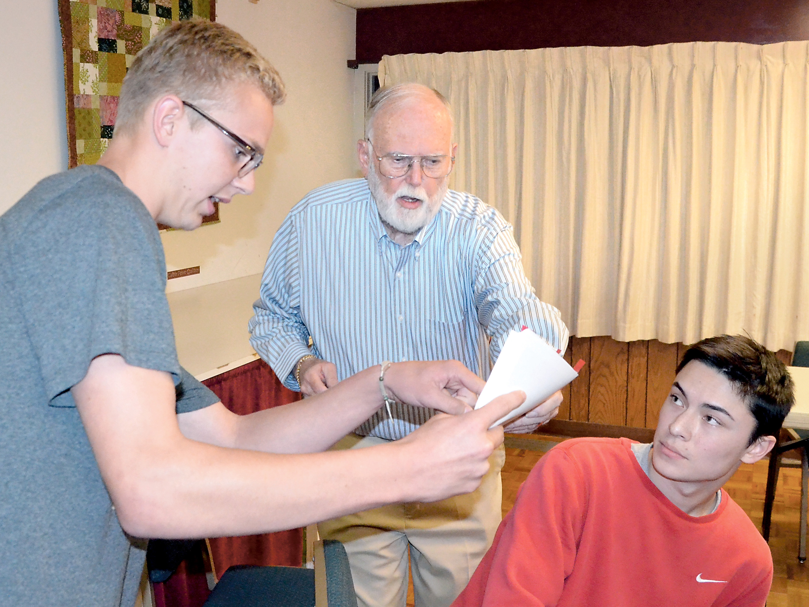 Port Townsend High School student Patrick Charlton