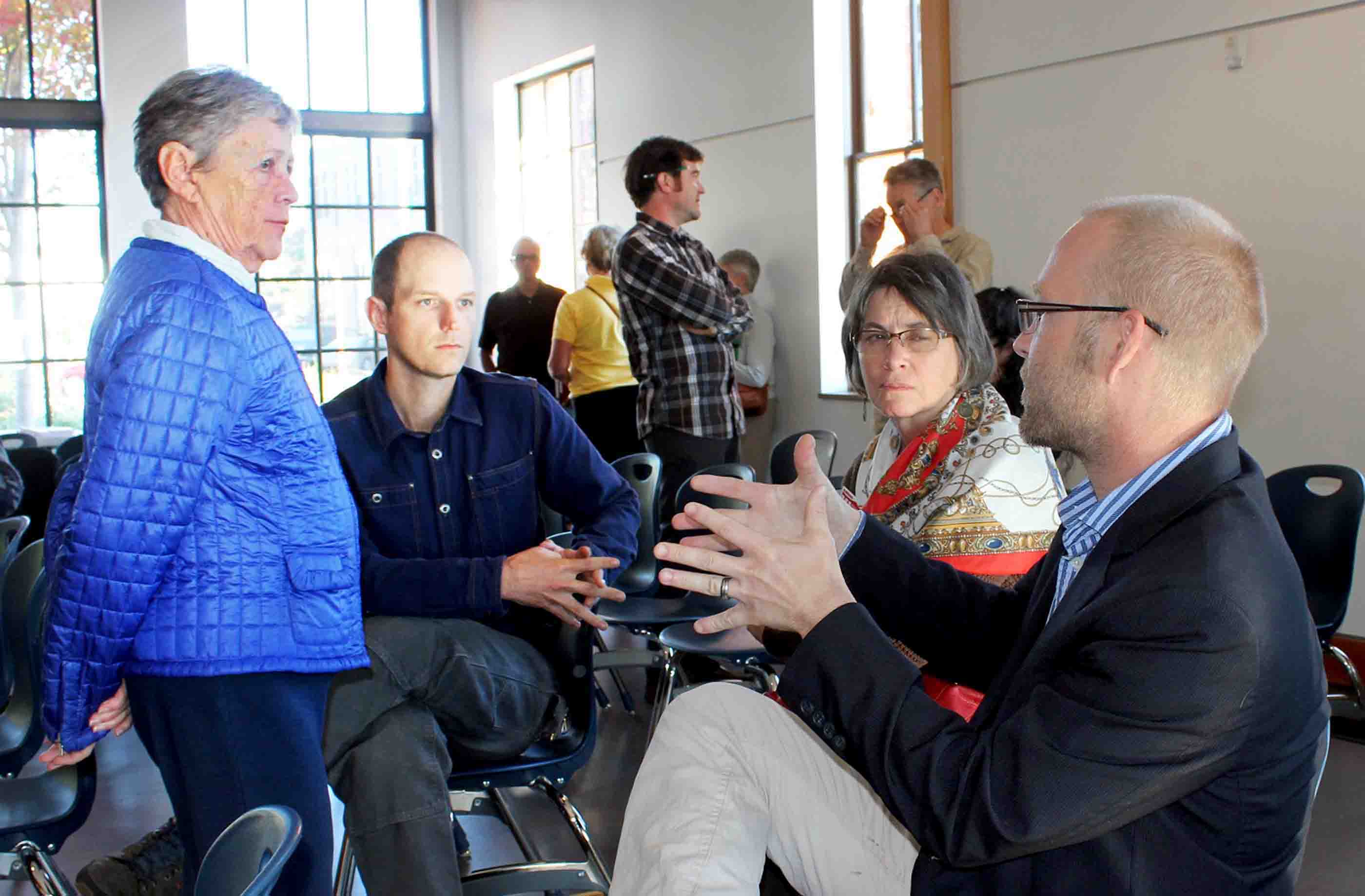 During a break in Mondays special hearing