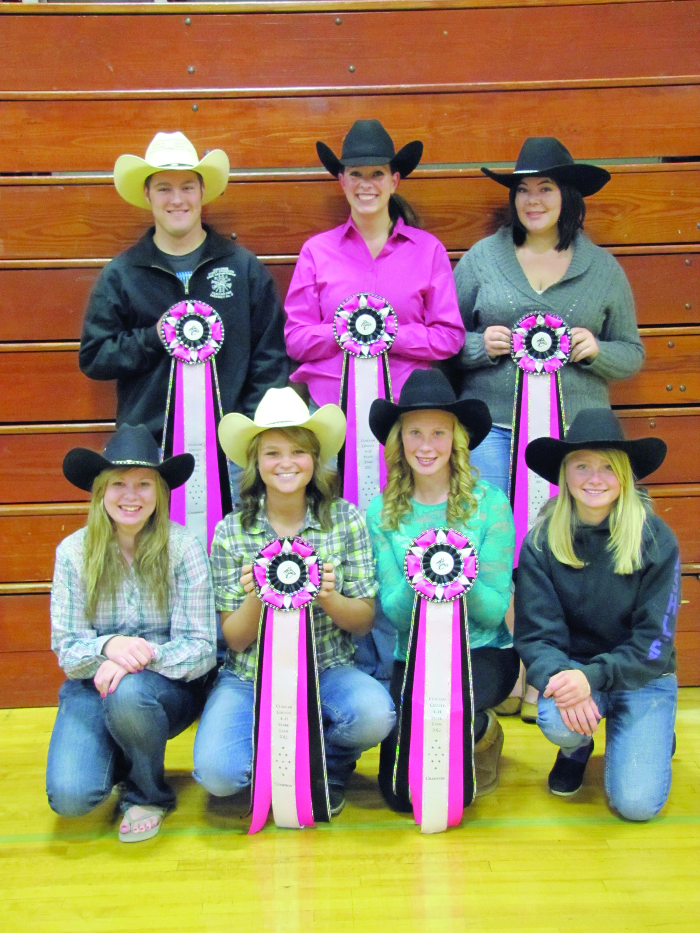 Clallam County 4-H Senior Division performance and game riders who competed at Western Washington State Fair in Puyallup are
