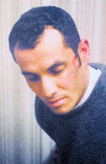 Ahmed Ressam is shown shortly after his capture in Port Angeles on Dec. 14