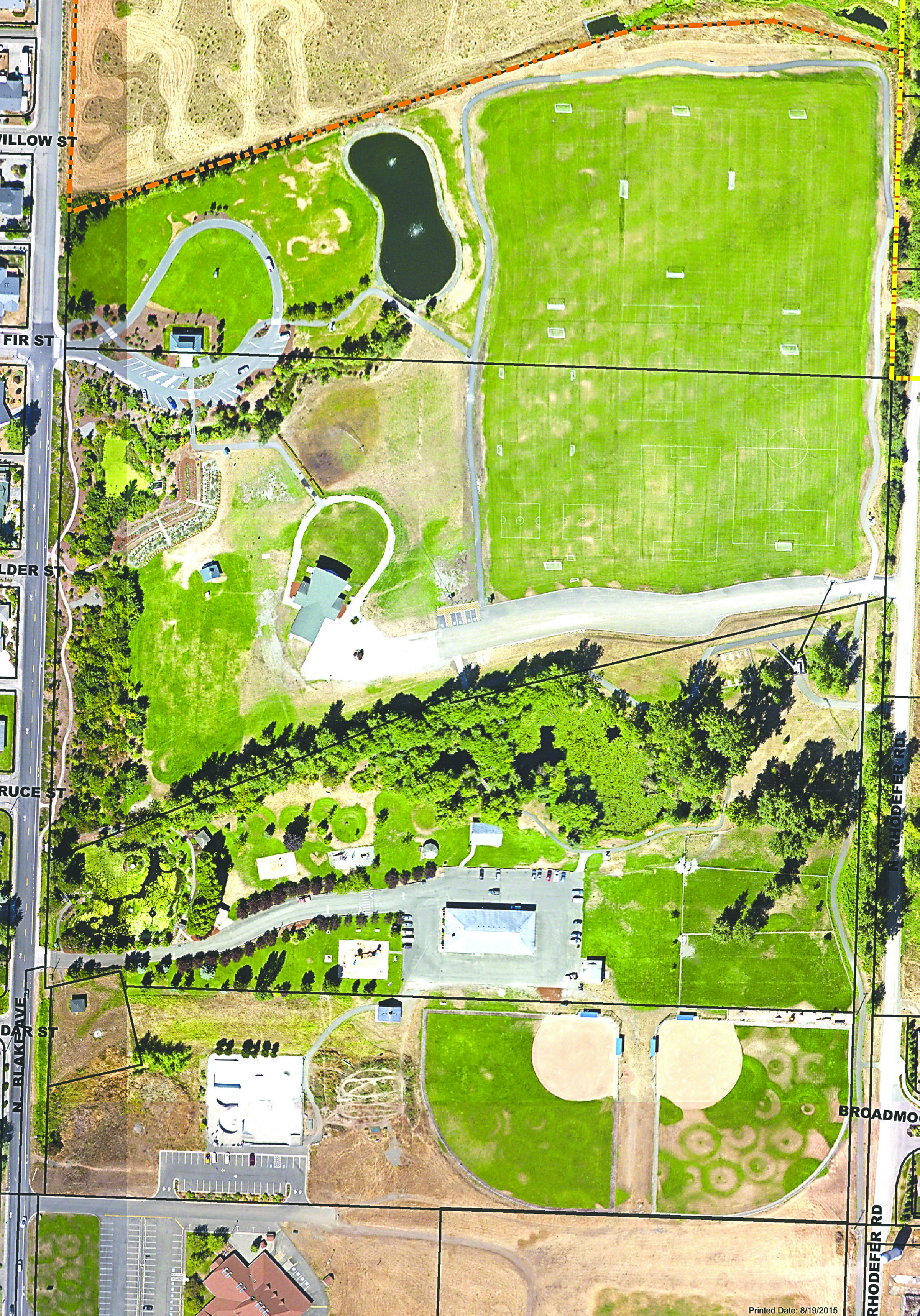 The city of Sequim has developed potential plans to construct additional parking to service the Albert Haller Playfields