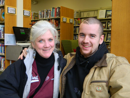 Lael Richards and her son