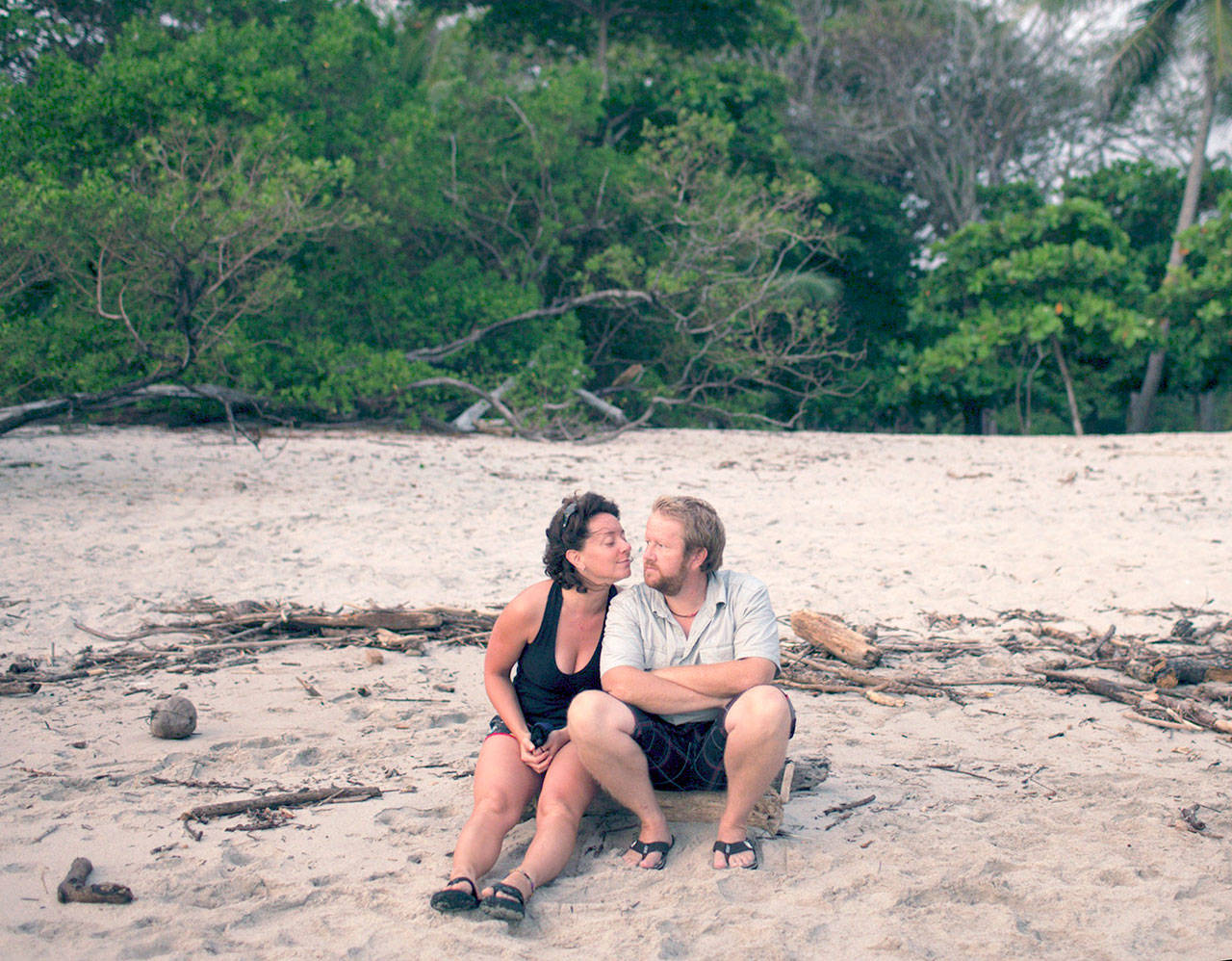 Port Angeles residents Sasha Alder-Turk and Chad Lundquist in Costa Rica before settling in Washington. (Brian P. Sokol)