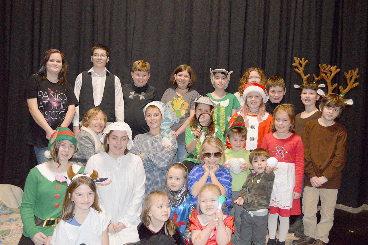 Port Angeles Community Players Childrens Theater will present A Christmas Spectacular tonight and this weekend. (Brandi Welch)