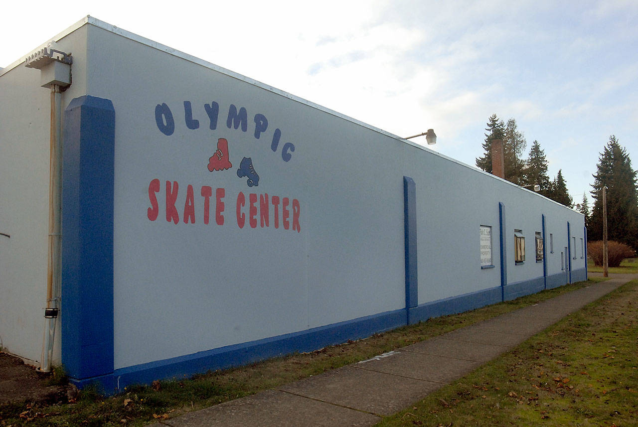 The building that formerly housed the Olympic Skate Center on West Seventh Street in Port Angeles has been purchased by Northwest Kidney Centers. (Keith Thorpe/Peninsula Daily News)