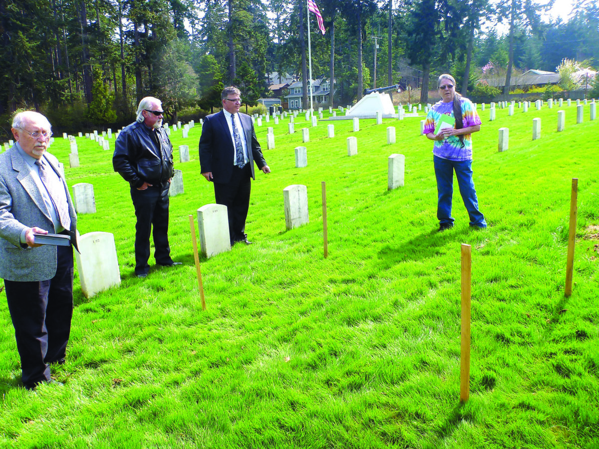 Full burial at Fort Worden Cemetery one of last [ *** GALLERY