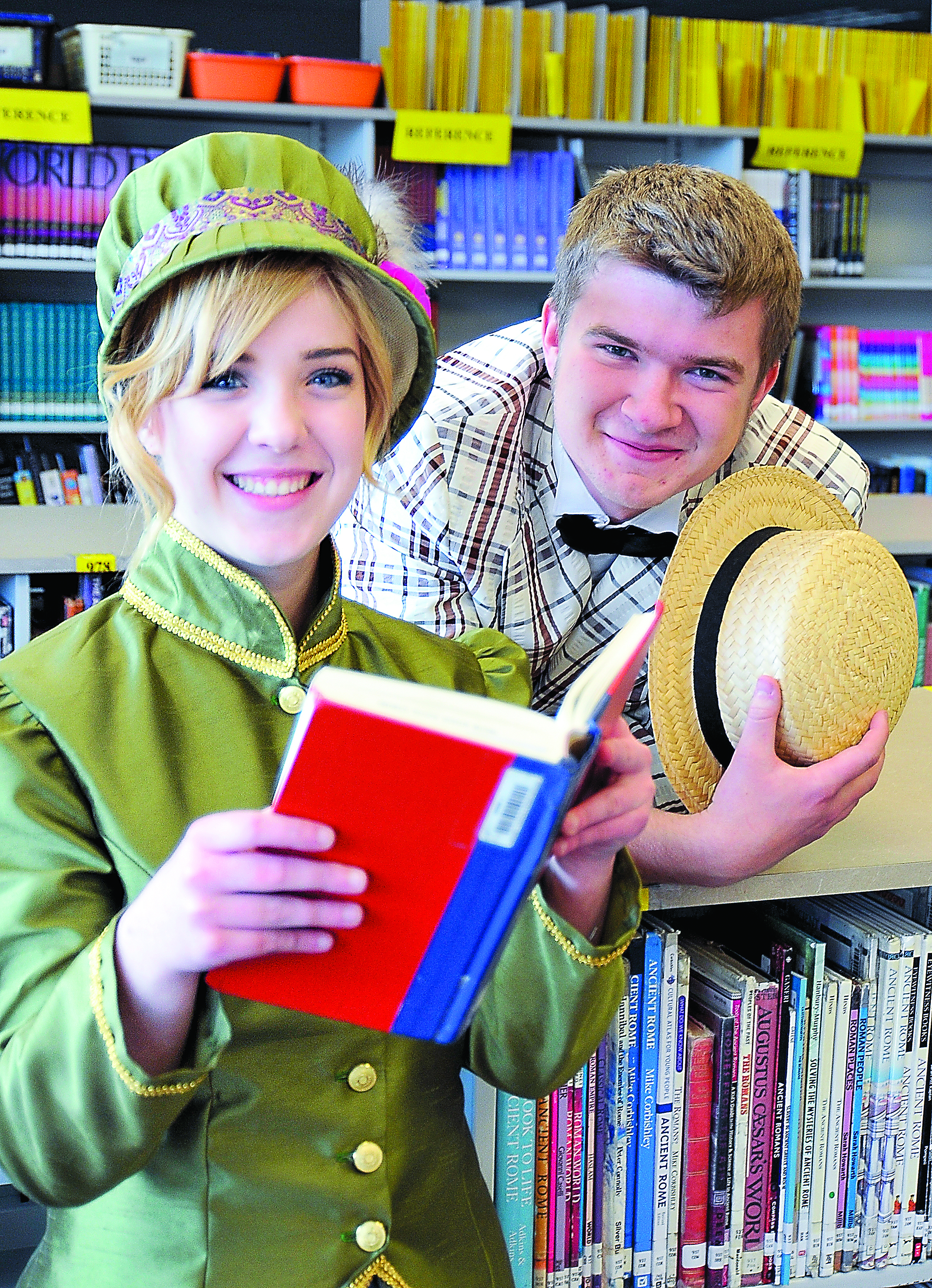 Kathryn Lorentzen and Brice Taylor are Harold Hill and Marian the librarian in “The Music Man