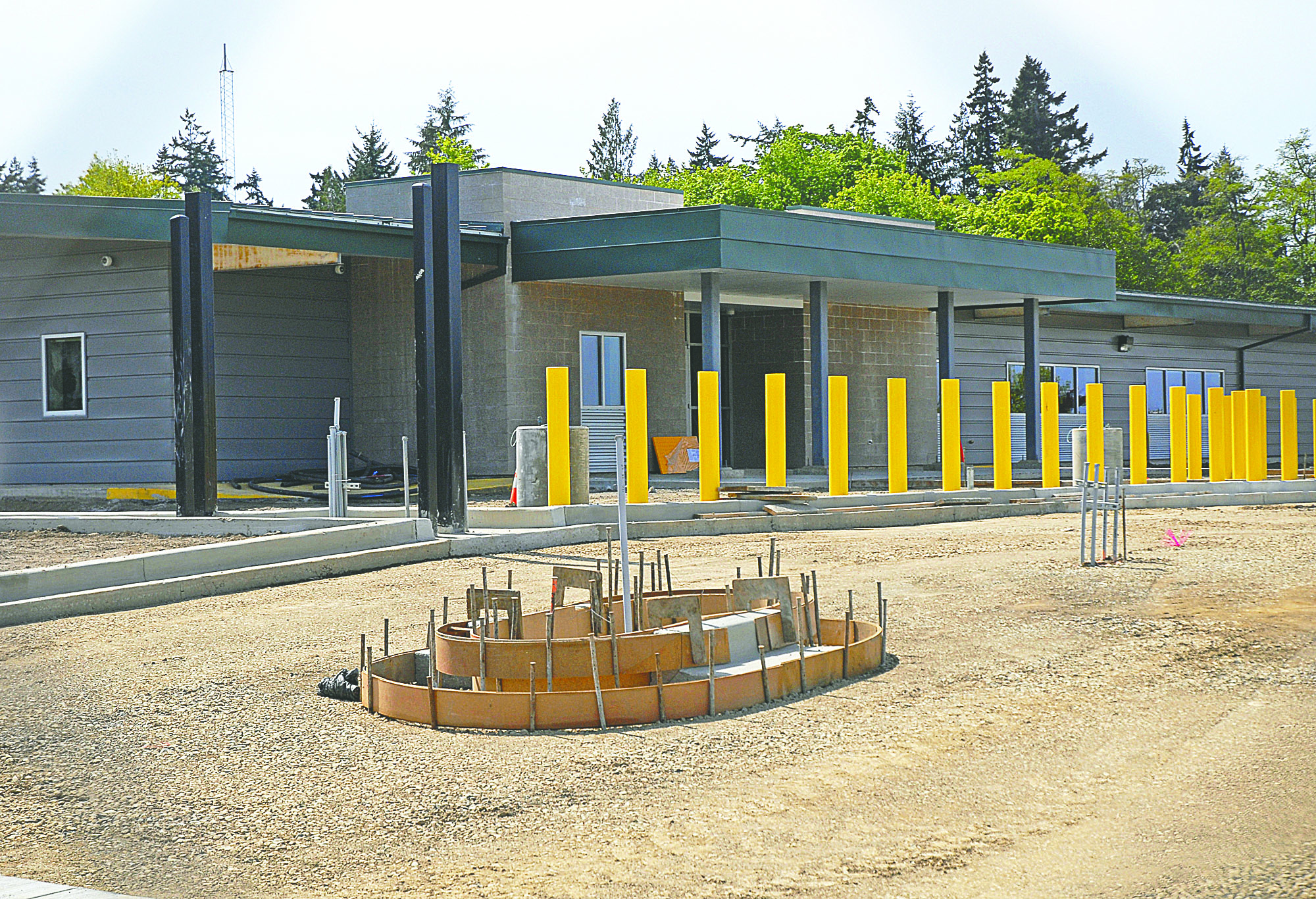 The new Border Patrol offices are under construction in Port Angeles. Chris Tucker/Peninsula Daily News