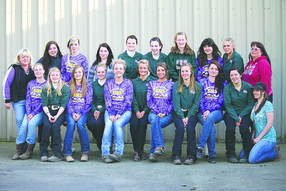 Port Angeles and Sequim High School equestrian teams at the Washington High School Equestrian Teams' state finals in May.