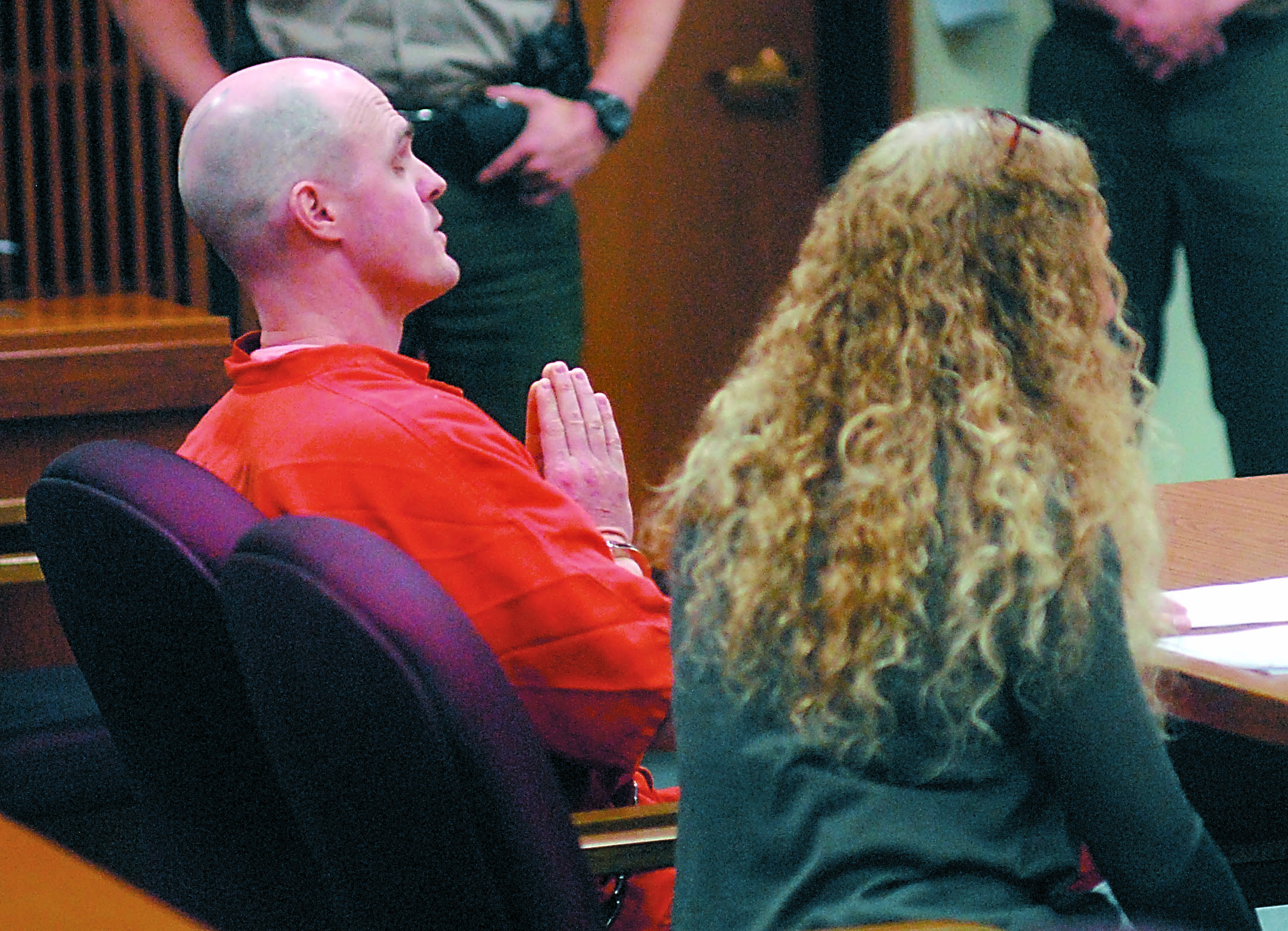 Patrick B. Drum appears at his arraignment in Clallam County Superior Court