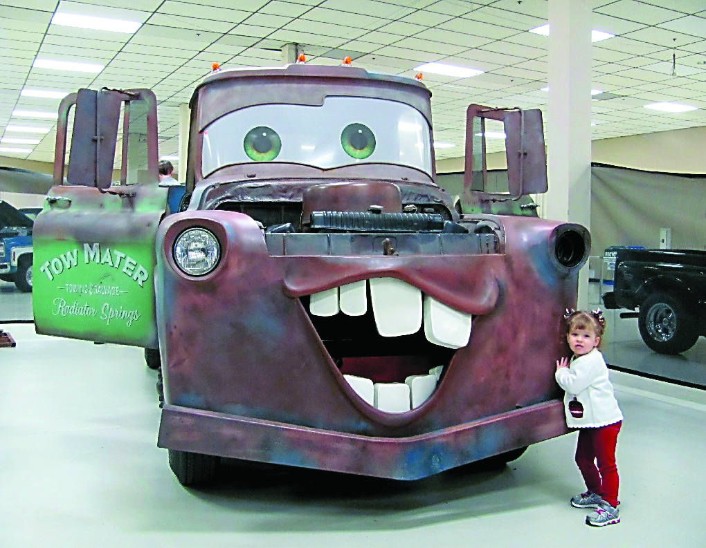 A replica of the animated character Tow Mater from the Disney/Pixar animated film “Cars” will be on display at the 12th annual Jefferson County Expo on Saturday and Sunday.
