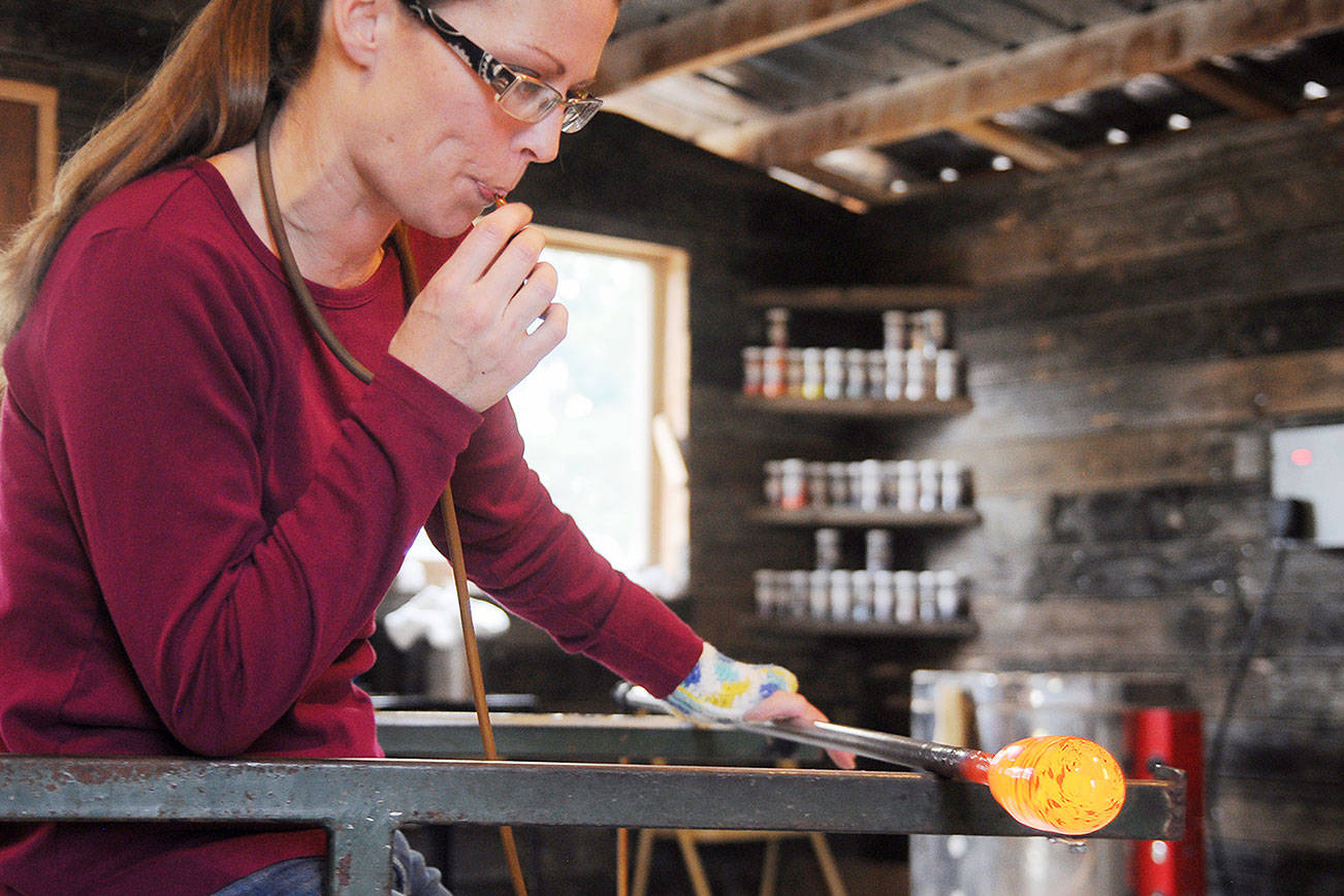 A glass act: Local finds burgeoning business, art career in glass-blowing