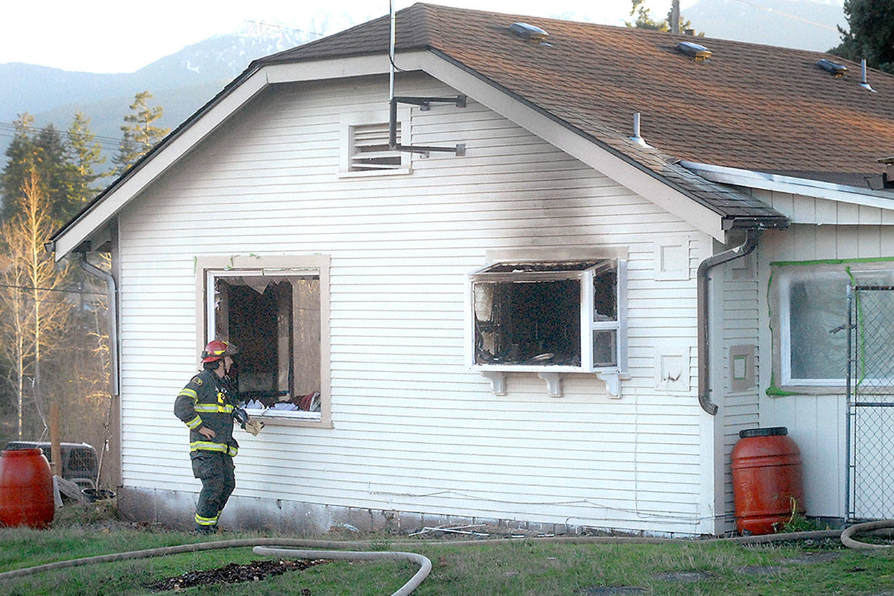 Fire damages Port Angeles home