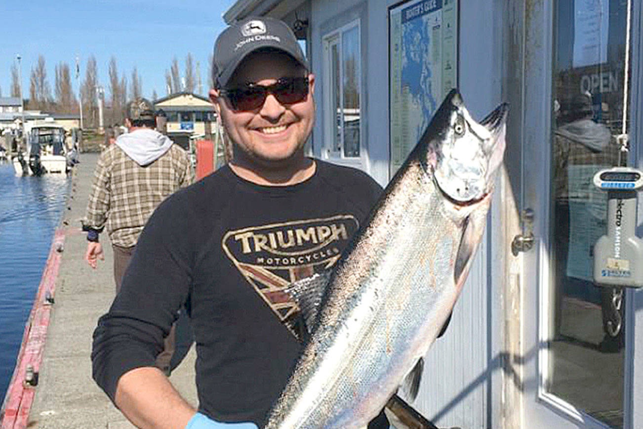 AREA SPORTS BRIEFS: Mount Vernon angler’s 16.85-pound chinook atop derby leader board plus Lefties tickets, Sinnes honored and Pinewood Derby competition